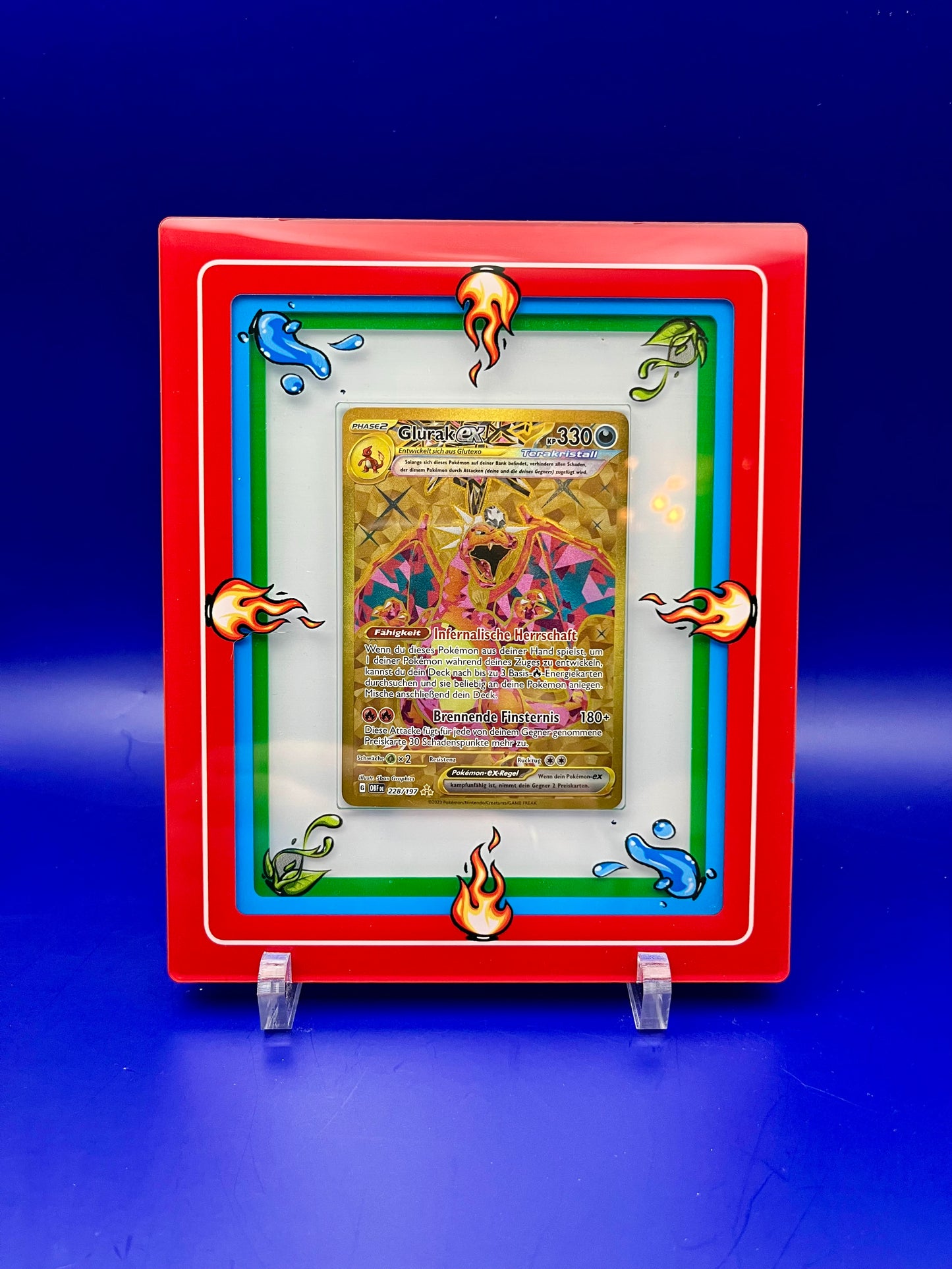 Acryl Case "PlayCollectTrade" Größe: Ständer