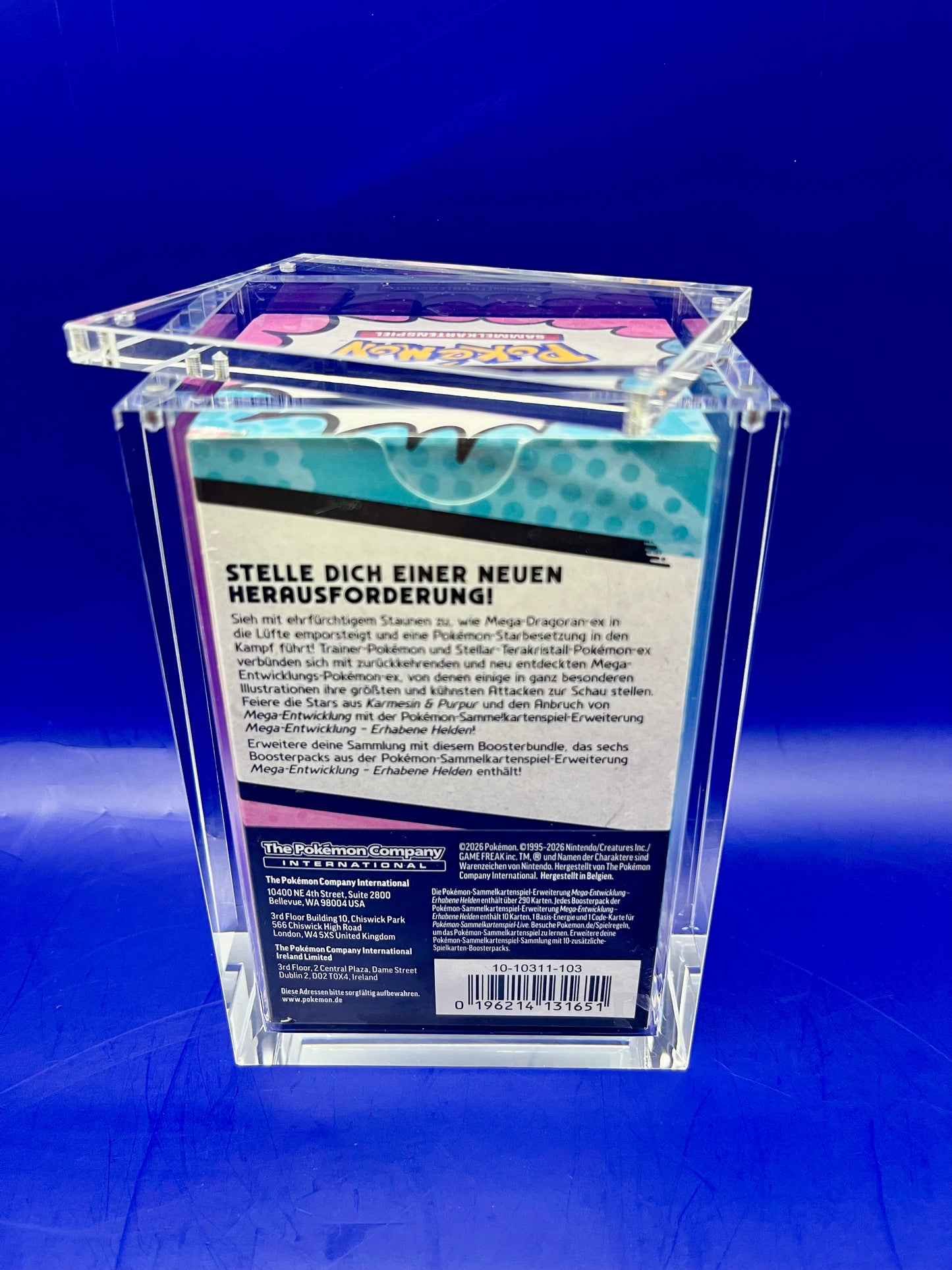 Acryl Case "Pokemon" Größe: Booster Bundle Typ 2
