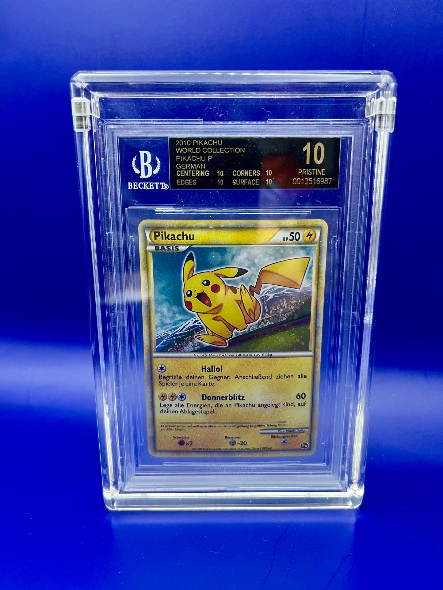 Acryl Case "PlayCollectTrade" Größe: PSA / BGS Karte