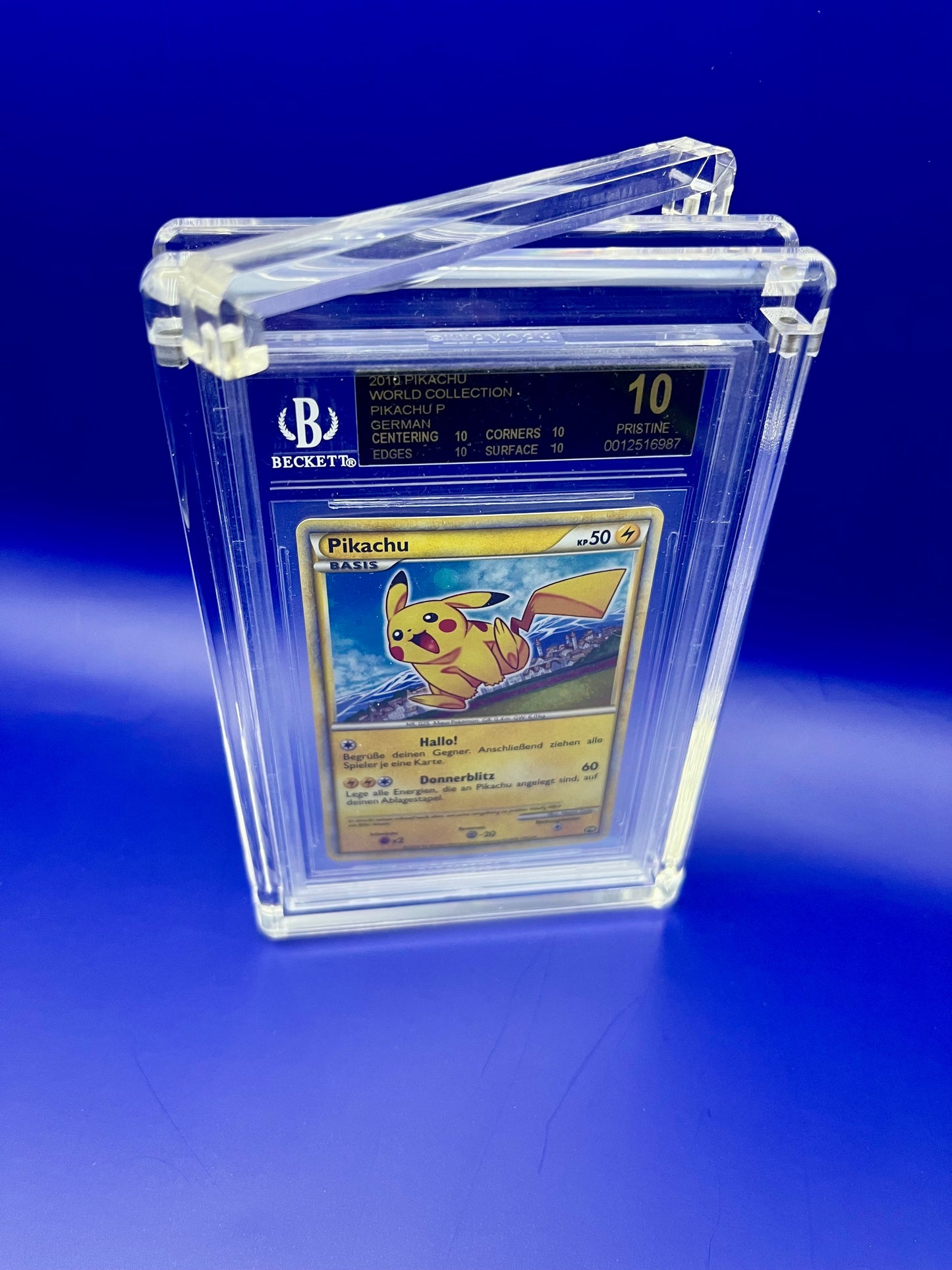 Acryl Case "PlayCollectTrade" Größe: PSA / BGS Karte