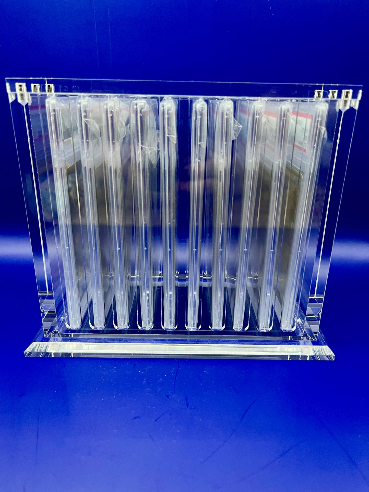 Acryl Case "PlayCollectTrade" Größe: 10er Ständer