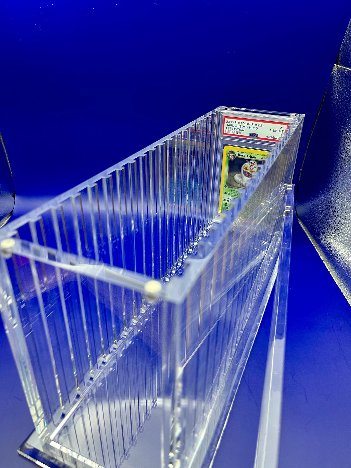 Acryl Case "PlayCollectTrade" Größe: 20er Ständer