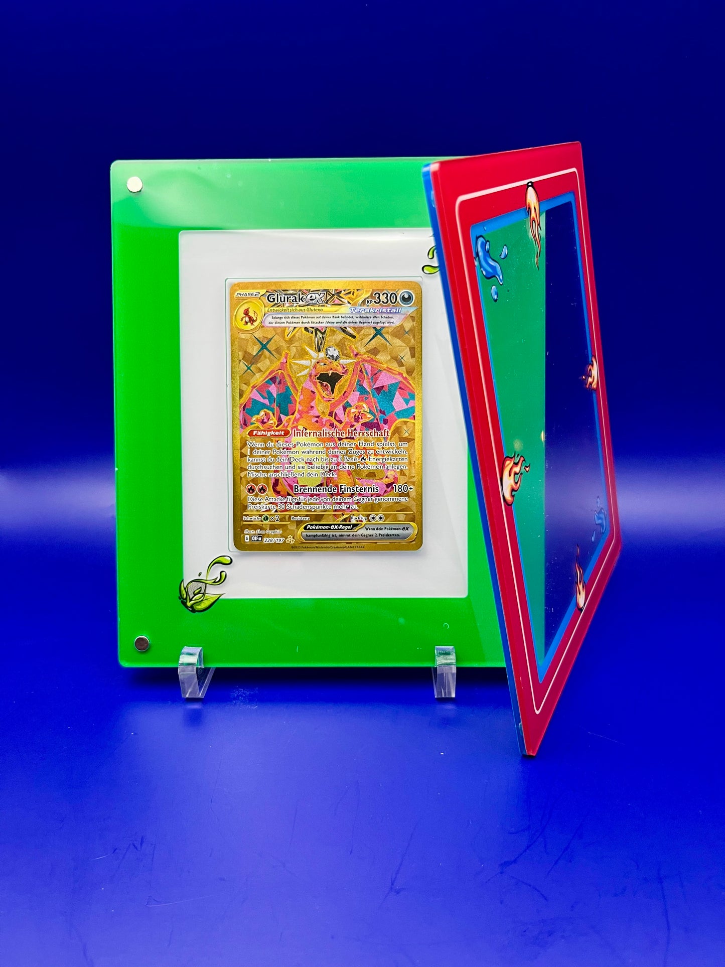 Acryl Case "PlayCollectTrade" Größe: Ständer