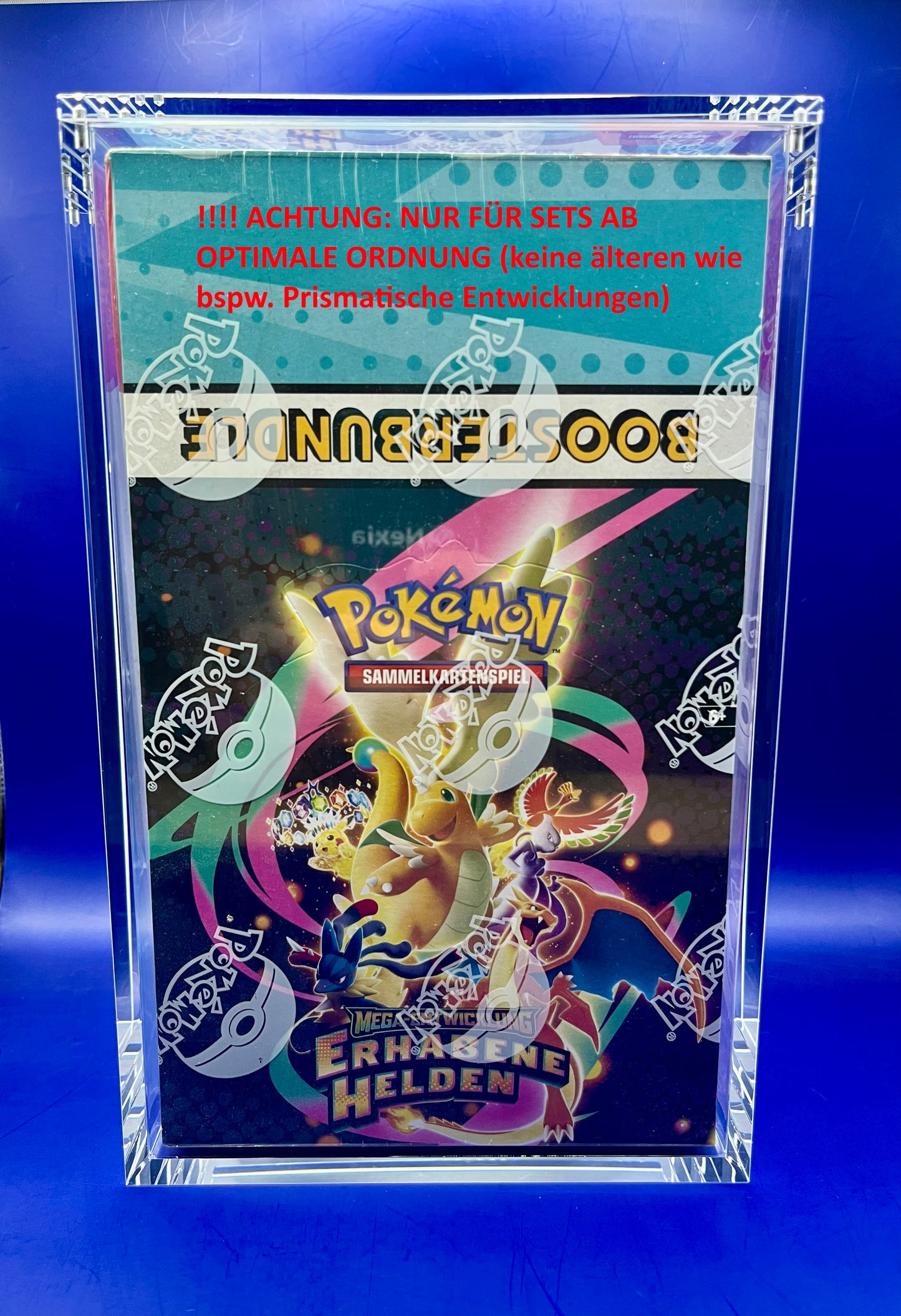 Acryl Case "Pokémon" Größe: Booster Bundle Case Typ 2